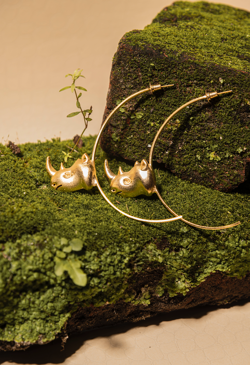 wild animal themed earrings